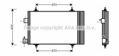 AVA QUALITY COOLING pe5193 -  Конденсатор, кондиционер
